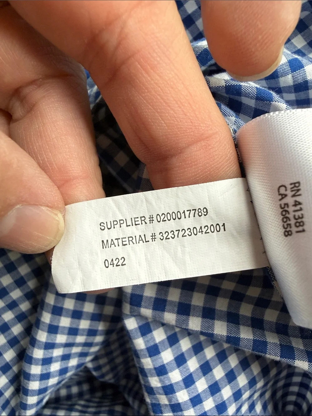 Polo Ralph Lauren Boys XL Long Sleeve Blue & White Gingham Button Down Shirt